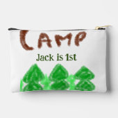 Pochette À Accessoires Joyeux camping camper un anniversaire enfants arbr (Verso)