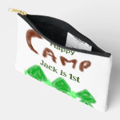 Pochette À Accessoires Joyeux camping camper un anniversaire enfants arbr (Ouvrir)