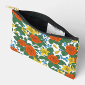 Pochette À Accessoires Joyeux Floral Clair (Ouvrir)