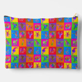 Pochette À Accessoires Jungle Madness 9 Pouces Blocs Cheater Quilt (Verso)