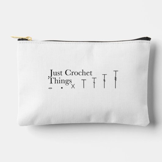 Pochette À Accessoires Juste Crochet (Recto)