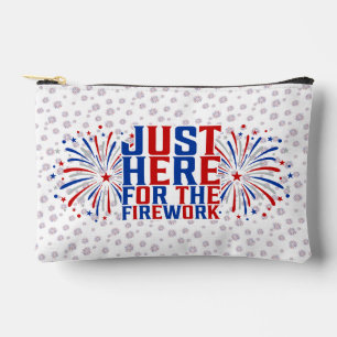 Pochette À Accessoires Juste Ici Pour Le Feu D'Artifice Drôle Pour Deux