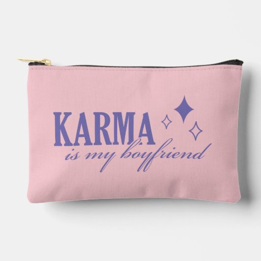 Pochette À Accessoires Karma est mon petit ami (Recto)