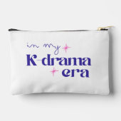 Pochette À Accessoires Kdrama Era Typography White Minimalistic Cosmetic (Verso)