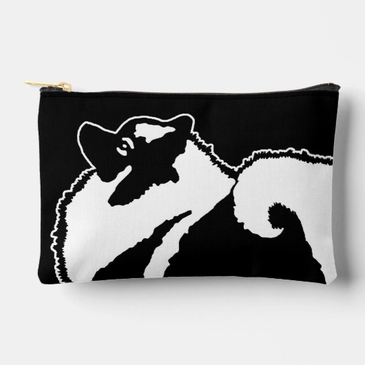 Pochette À Accessoires Keeshond Graphic Outline mignonne Original Animal (Recto)