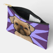 Pochette À Accessoires KiniArt Bruxelles Griffon (Ouvrir)