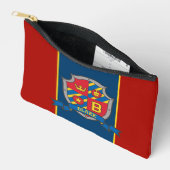 Pochette À Accessoires Knights shield Blake name meaning red blue  (Ouvrir)
