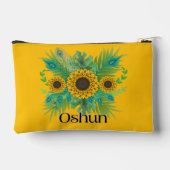 Pochette À Accessoires La déesse d'Oshun Tournesols (Verso)