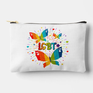Pochette À Accessoires La fierté papillon L'amour est l'amour Sensibilisa