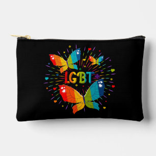 Pochette À Accessoires La fierté papillon L'amour est l'amour Sensibilisa