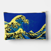Pochette À Accessoires La grande vague de Hokusai dans le style Pop Vibra (Verso)