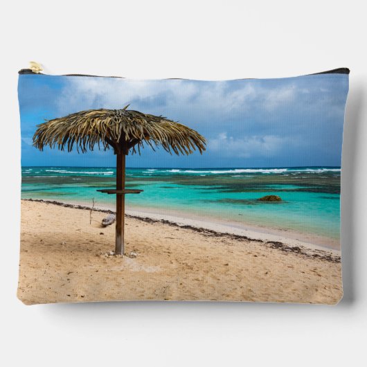 Pochette À Accessoires La plage de l'Anse des Rochers (Recto)
