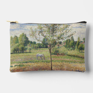Pochette À Accessoires La Prairie au cheval gris, Eragny, Peinture à l'hu