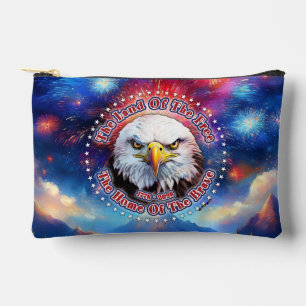 Pochette À Accessoires La Terre De La Maison Libre Brown Eagle Feux D'Art