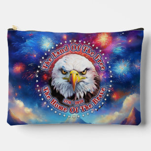 Pochette À Accessoires La Terre Des Hommes Libres Feu D'artifice Aigle Br
