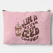 Pochette À Accessoires La Vie Est Meilleure Avec Le Café Glacé (Verso)