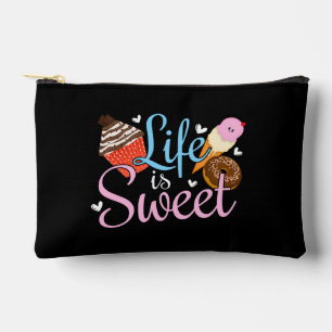 Pochette À Accessoires La vie gourmande est douce Citation de cuisson - A
