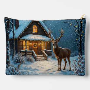 Pochette À Accessoires La visite de Noël enneigée de Big Buck