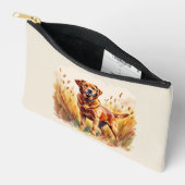 Pochette À Accessoires Labrador Retriever Fox Red Chien (Ouvrir)
