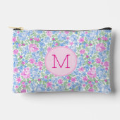 Pochette À Accessoires Lady Golfer Pink Blue Preppy Custom Initial Ladies (Recto)