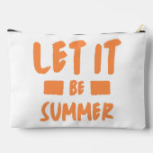 Pochette À Accessoires laissons-nous passer l'été (Verso)