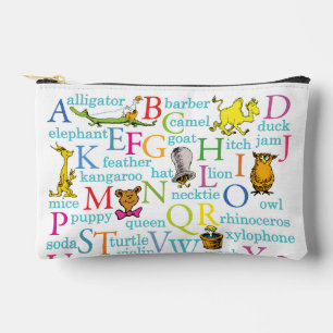 Pochette À Accessoires L'alphabet du Dr Seuss avec des mots