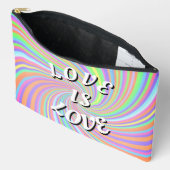Pochette À Accessoires L'amour est l'amour Fierté (Ouvrir)