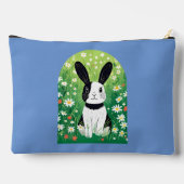 Pochette À Accessoires Lapin Noir Et Blanc (Verso)
