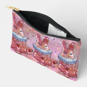 Pochette À Accessoires Lapin nommé Coccinelle (Ouvrir)