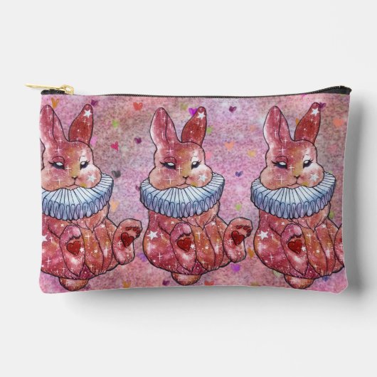 Pochette À Accessoires Lapin nommé Coccinelle (Recto)