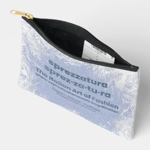 Pochette À Accessoires L'ART DE LA NONCHALANCE ÉLÉGANTE - DenimArt