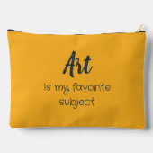 Pochette À Accessoires L'Art Motif Artistique Est Mon Sujet Préféré (Verso)