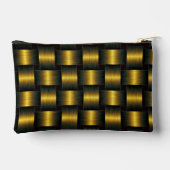 Pochette À Accessoires Lattice noir et or (Verso)