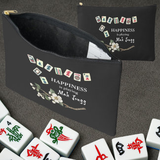 Pochette À Accessoires Le bonheur est de jouer Mah Jongg avec/ les filles