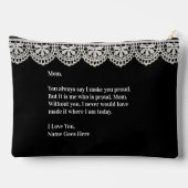 Pochette À Accessoires Le cardinal de maman de l'Ohio et la fête des mère (Verso)