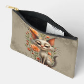Pochette À Accessoires Le chat malicieux (Ouvrir)
