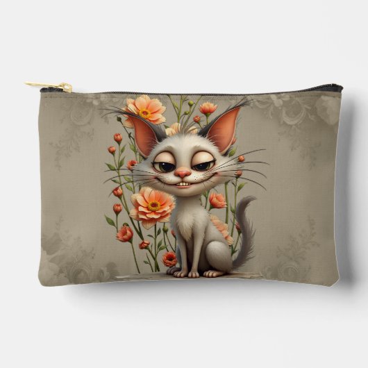 Pochette À Accessoires Le chat malicieux (Recto)