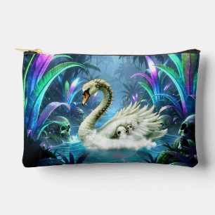 Pochette À Accessoires Le Cygne des Eaux Oubliées.