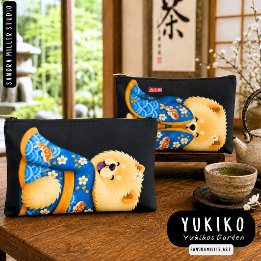 Pochette À Accessoires Le JARDIN de YUKIKO • Storywear • Vues avant et