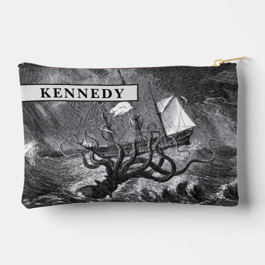 Pochette À Accessoires Le Kraken (Verso)