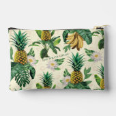 Pochette À Accessoires Le Motif blanc Lotus Pineapple Paradise (Verso)