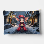 Pochette À Accessoires Le Petit Messager de Noël. (Verso)