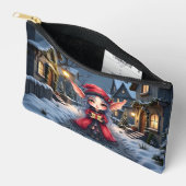 Pochette À Accessoires Le Petit Messager de Noël. (Ouvrir)