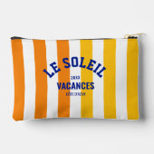 Pochette À Accessoires Le Soleil Vacances Côte d'Azur Cabana Stripe (Verso)