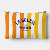 Pochette À Accessoires Le Soleil Vacances Côte d'Azur Cabana Stripe (Recto)