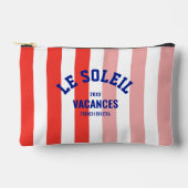 Pochette À Accessoires Le Soleil Vacances Côte d'Azur Cabana Stripe (Recto)