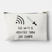 Pochette À Accessoires Le WiFi est plus puissant que l'épée (Verso)
