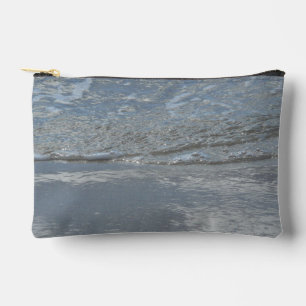 Pochette À Accessoires L'eau sur la plage Photographie Abstraite