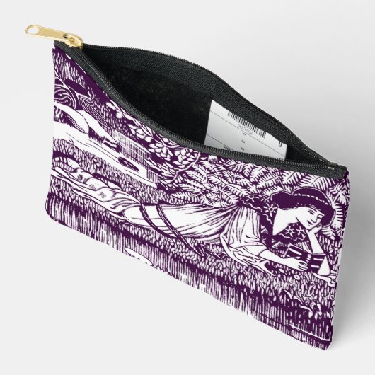 Pochette À Accessoires Lecture par un étang (Ouvrir)