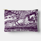 Pochette À Accessoires Lecture par un étang (Recto)